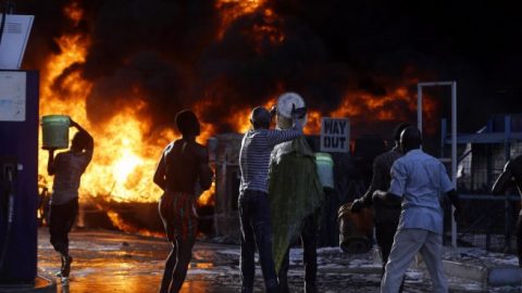 1 killed, at least 16 injured in Nigerian fuel truck explosion