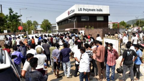 Protests break out after Indian chemical plant leak kills 12