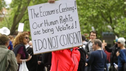 U.K. anti-lockdown protests lead to arrests