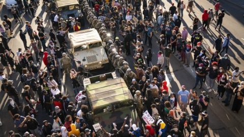 Minn. Gov. Walz enlists entire Nat’l Guard amid riots, marks first time in state history
