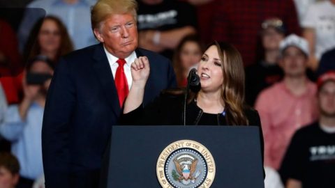 RNC chairwoman optimistic of Trump campaign, slams media for lack of coverage over Biden allegations
