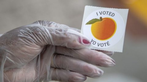 Georgians head to the polls for early voting despite coronavirus concerns