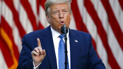 President Trump comments on violence, promises to restore law and order