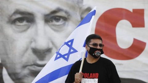Israeli protesters denounce prime minister’s annexation plan