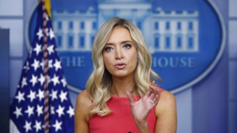 White House press secy. McEnany says President Trump soundly rejects calls to defund police