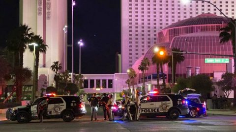 Las Vegas Police officer paralyzed after being shot at protest