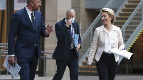 EU presses China on post-COVID trade ties, Hong Kong security law