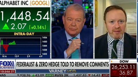 Chris Bedford On Google Censorship: ‘It Doesn’t Fit With How They Hold Anyone Else Accountable’