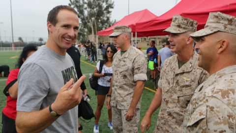 NFL Quarterback Drew Brees Speaks Out Against Players Kneeling During The National Anthem
