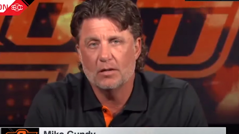 Coach Mike Gundy Wasn’t ‘Man’ Enough To Resist The Thought Police