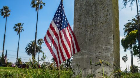 Unknown Arsonists Set American Flags On Fire In California Neighborhood
