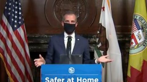 L.A. mayor encourages residents to report business that do not comply with COVID-19 regulations