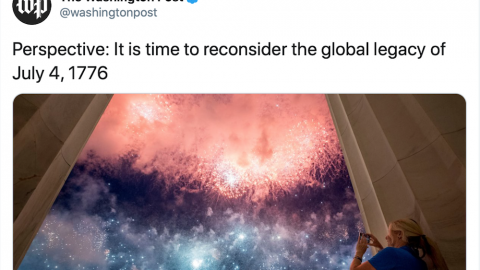 Washington Post Claims America Post-1776 Remains Part Of An Extended Global System Of White Supremacy