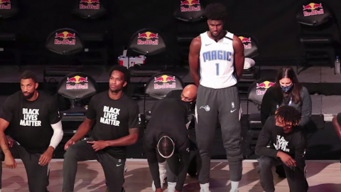 Jonathan Isaac Stands For The National Anthem, And We Stand With Him